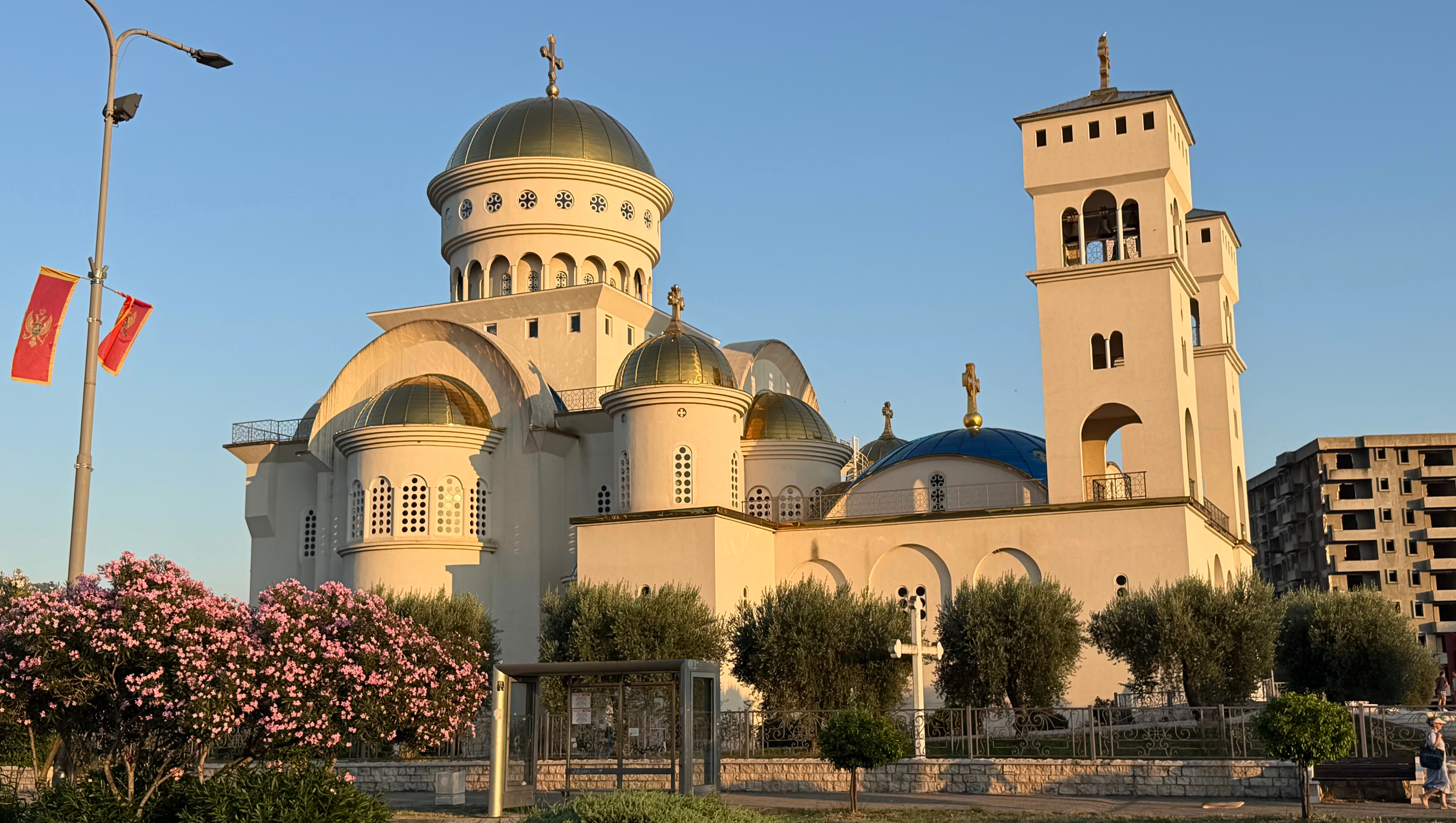 The Church of St. Jovan Vladimir in Bar, Montenegro.