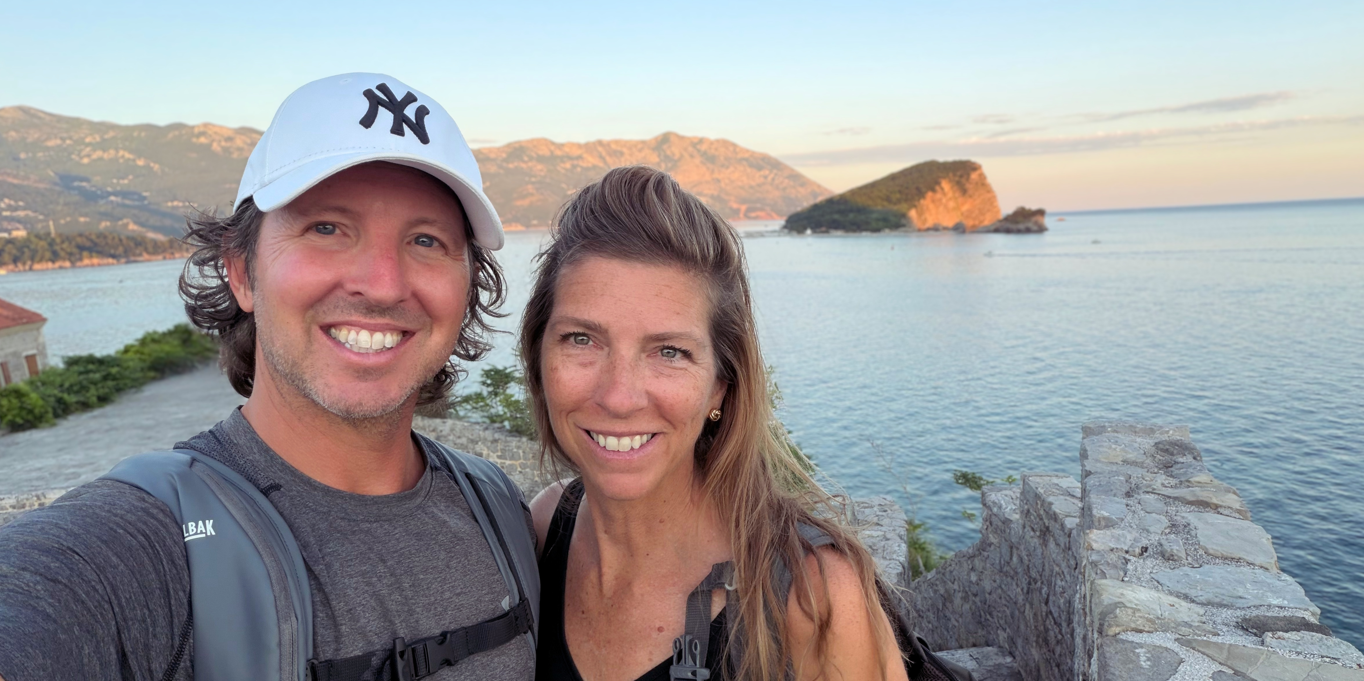 Looking out over the Adriatic from Budva before continuing south down the Montenegrin coast to Bar