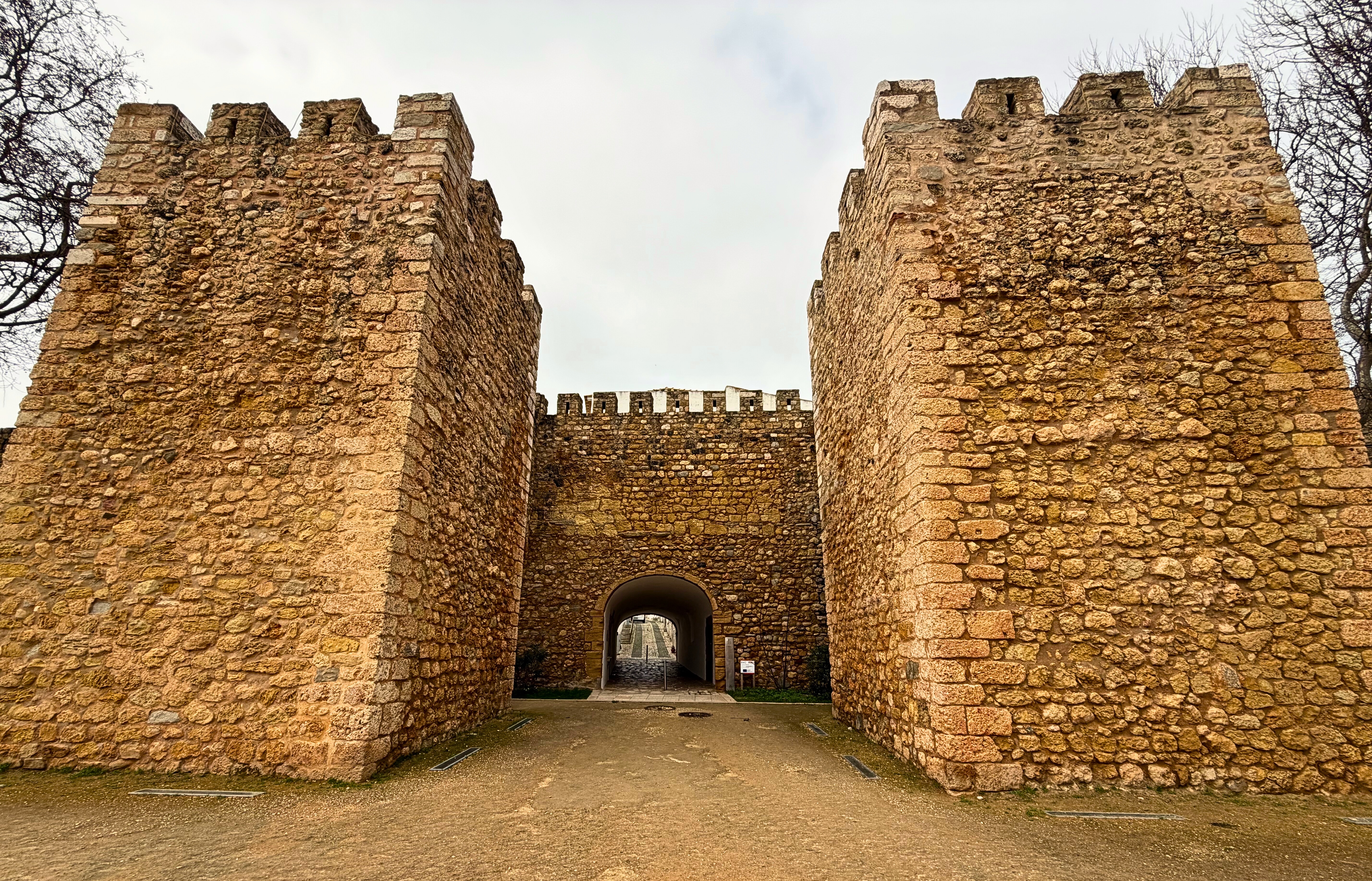 The old stone walls and gate of Lagos.