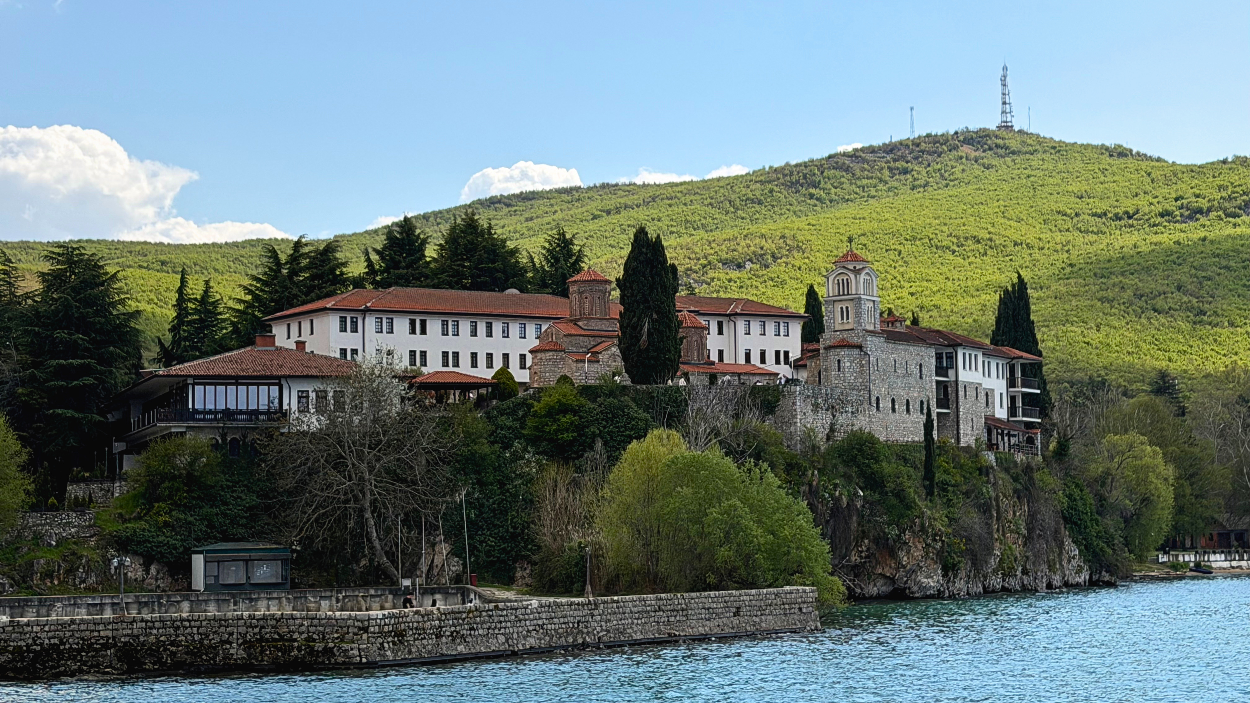 Saint Naum Monastery on the southern edge of Lake Ohrid