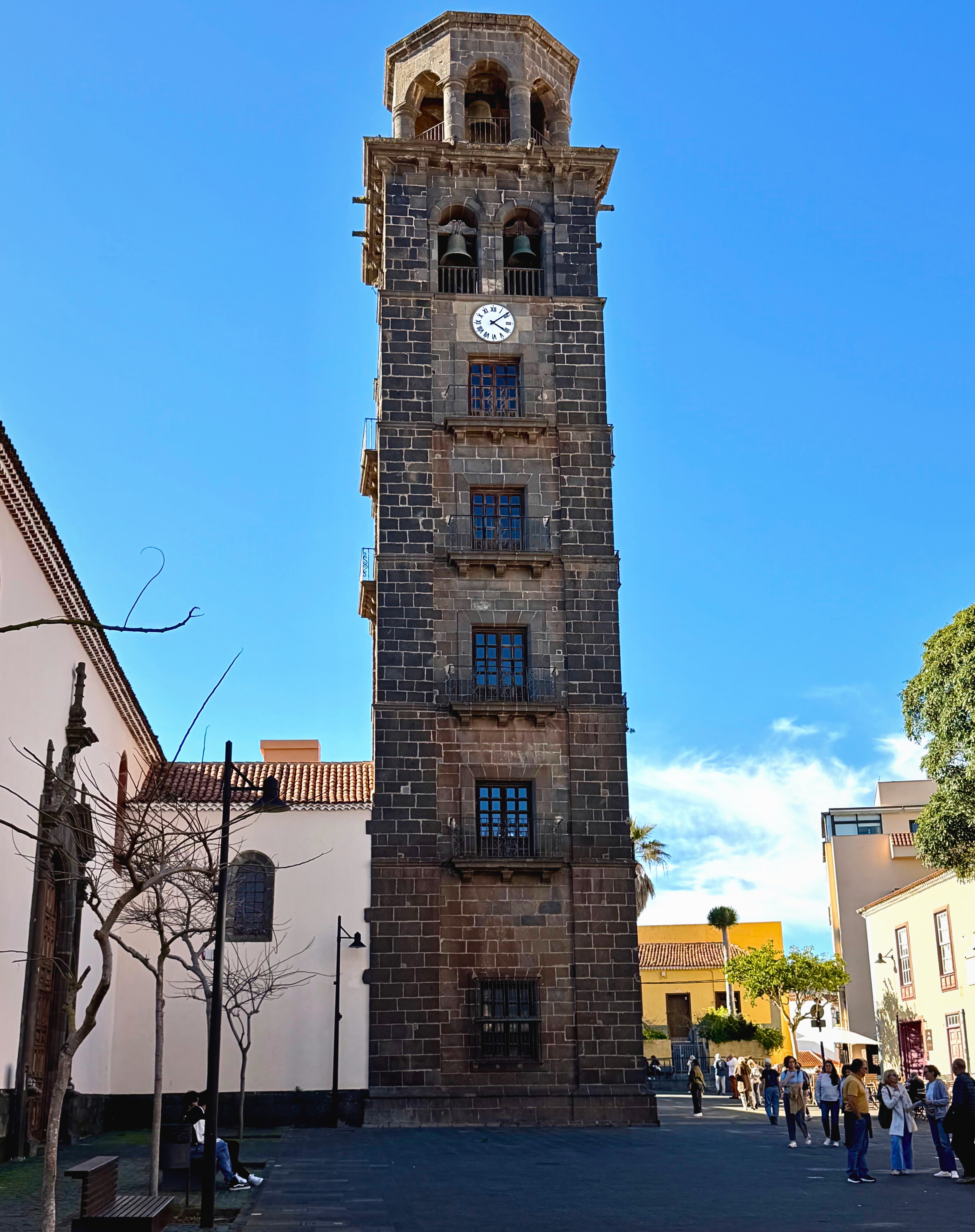 The Torre de la Concepción rising above La Laguna's historic streets.