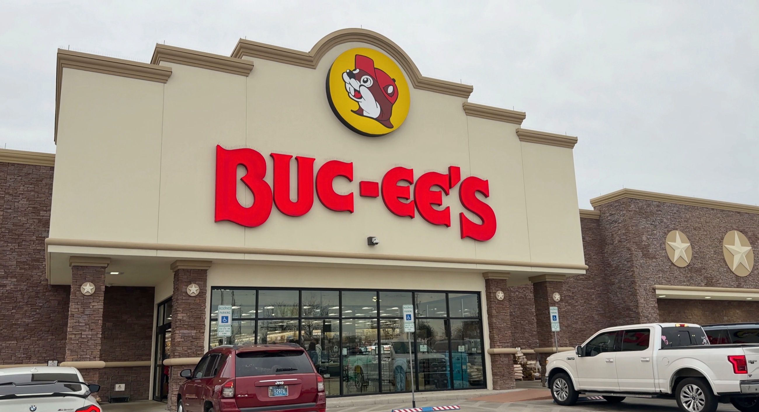 The exterior of a Buc-ee's travel center in Texas.