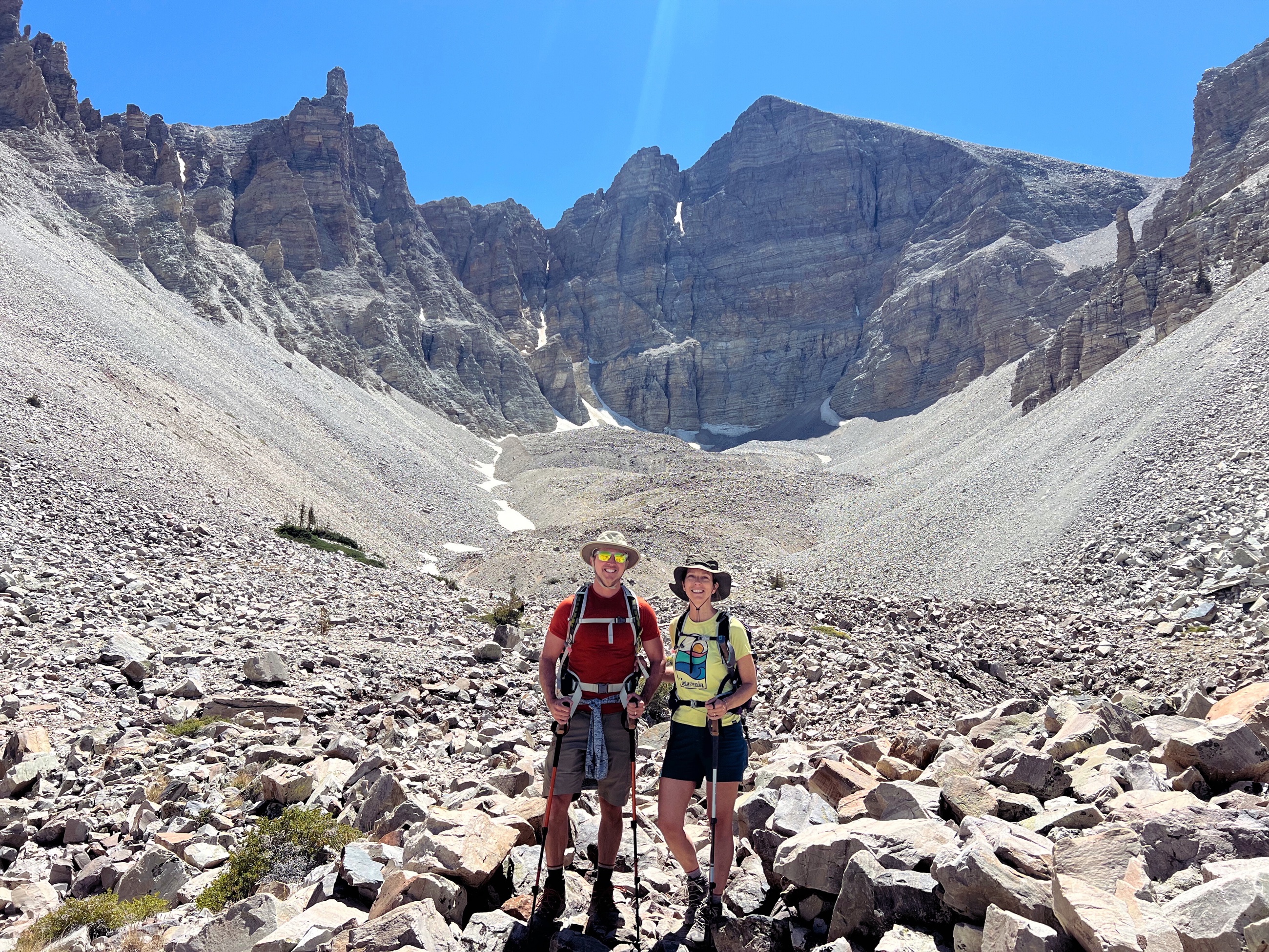 The glacier cirque below Wheeler Peak in Great Basin National Park.