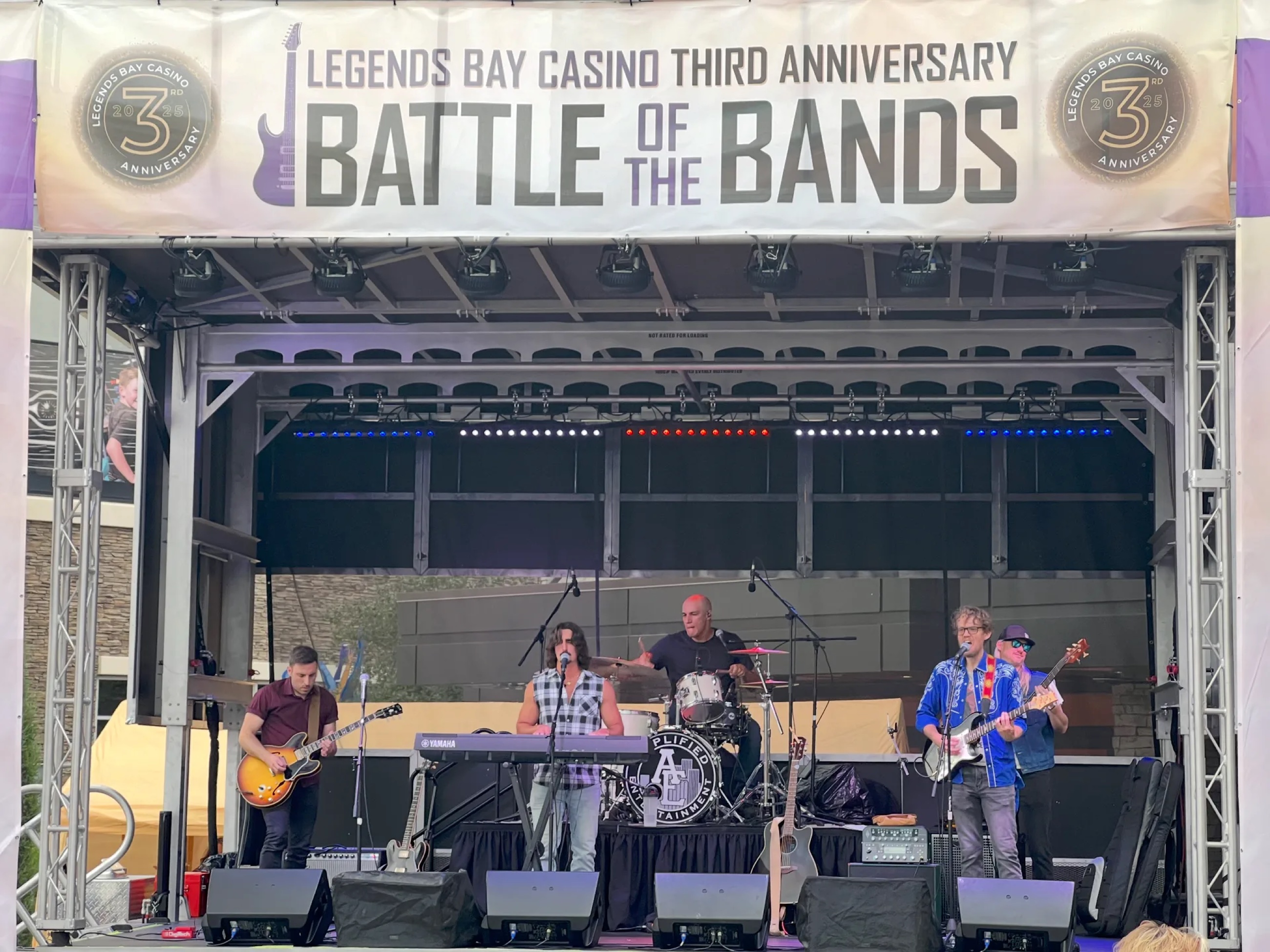 A local act performing during Battle of the Bands in Sparks